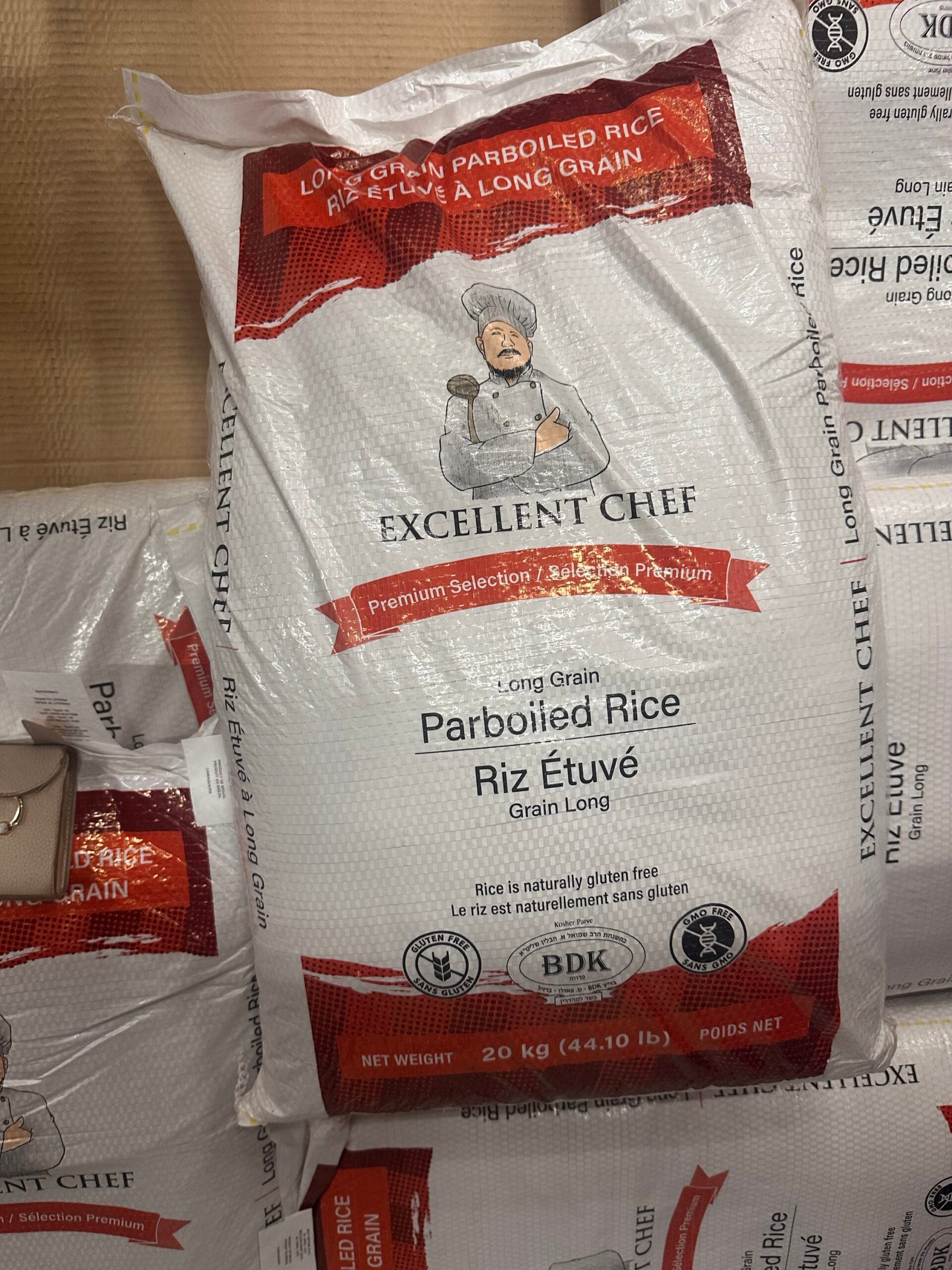 Excellent Chef Long Grain Parboiled Rice