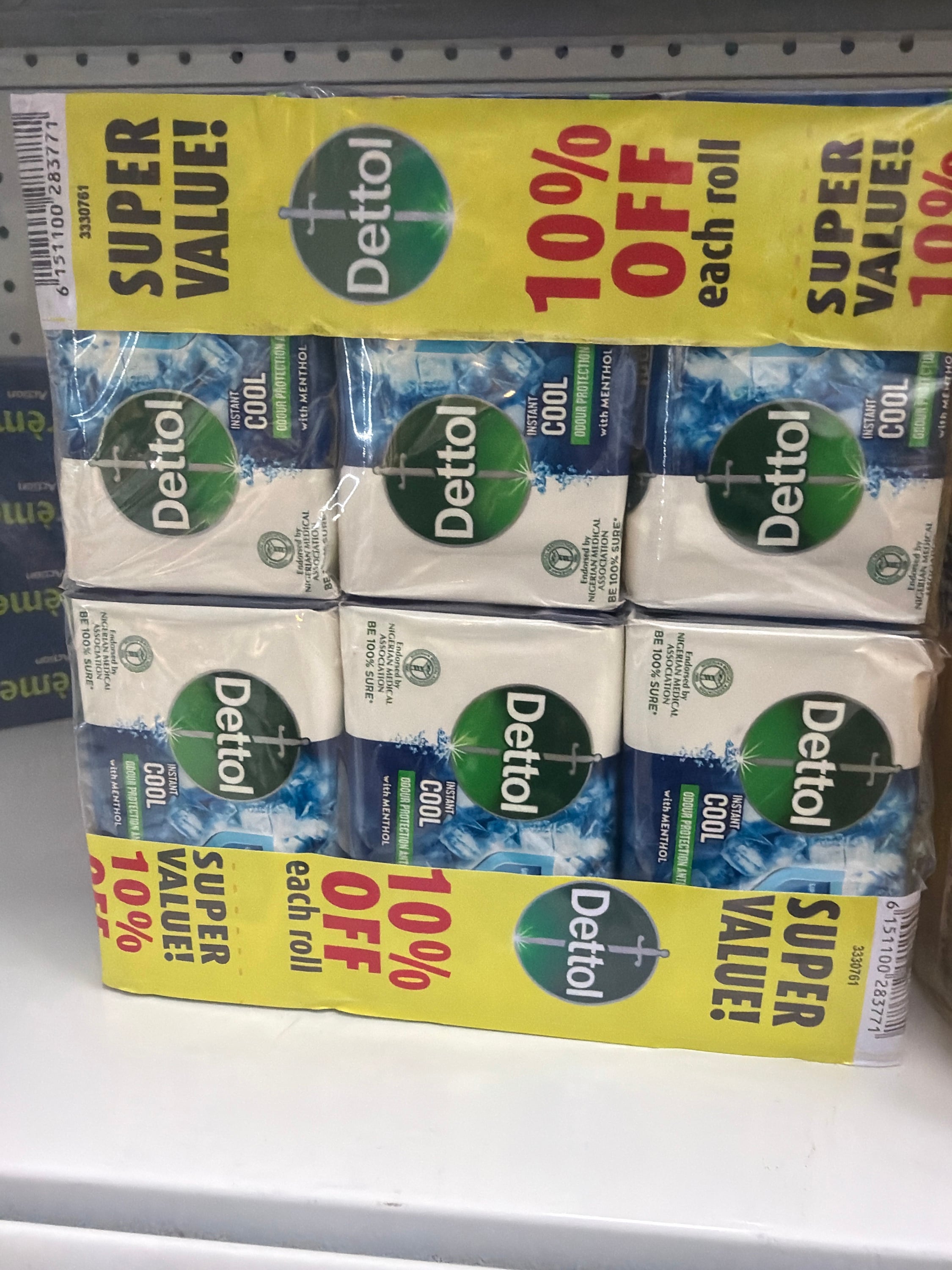 Dettol Cool Soap ( pack of 6)