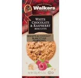 Walkers White Chocolate & Raspberry Biscuits